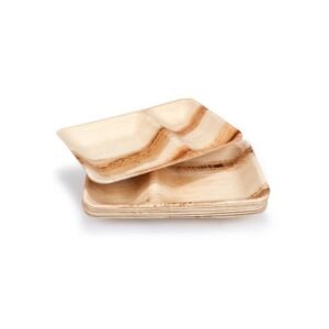 Rectangle Compartment Plate